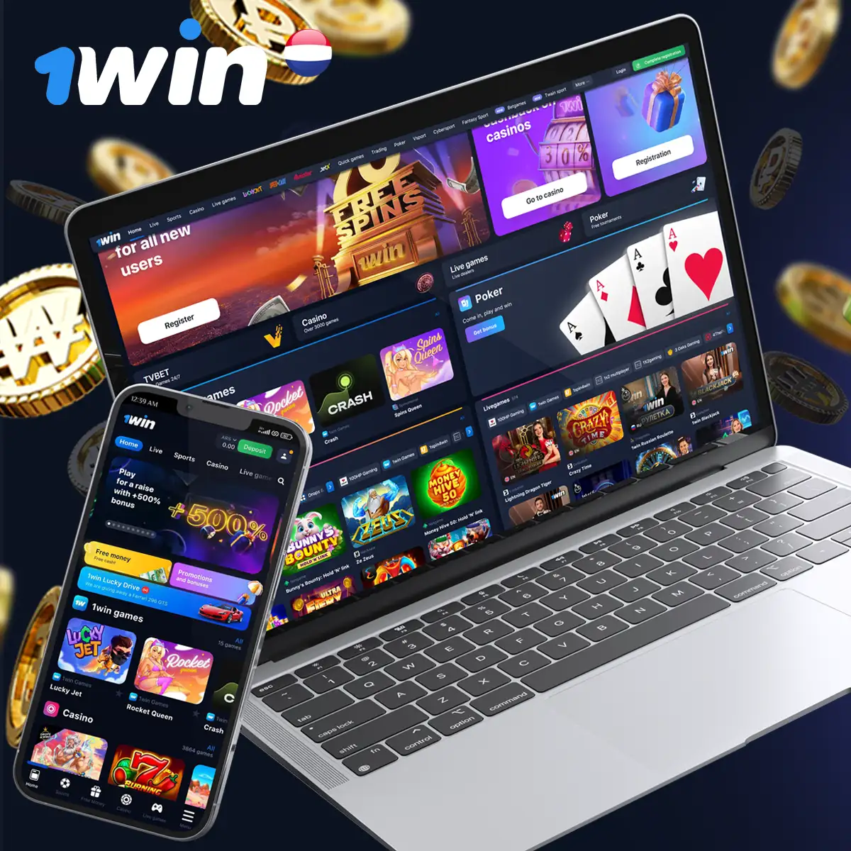 Hoofdkenmerken van 1win